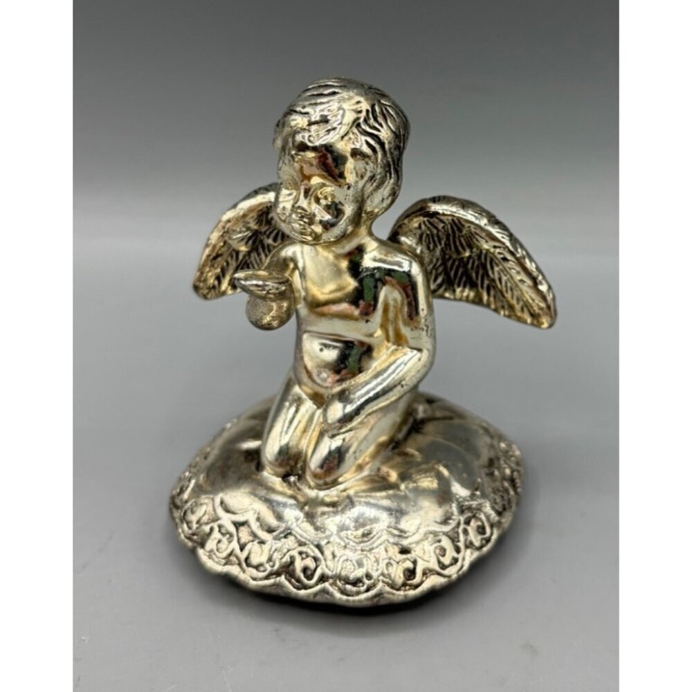 Silver Angel Figurine Home Accent